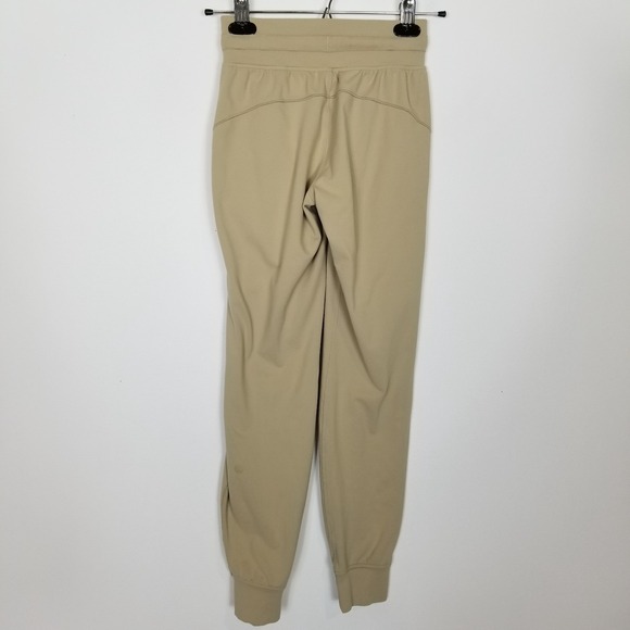 Lululemon Women Ready To Rulu Jogger Sz 0 Beige Athletic Pants Drawstring Yoga - Picture 4 of 6